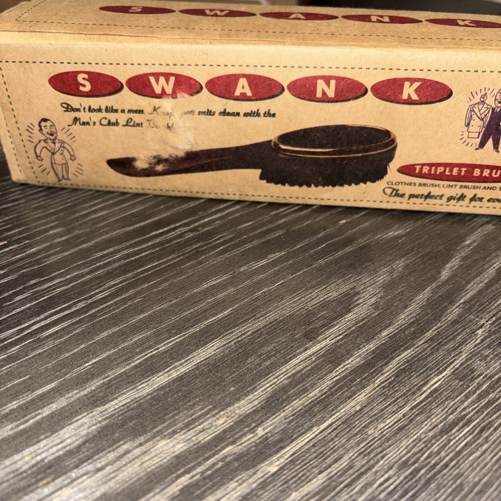 Swank Triplet Clothes Lint And Shoehorn Vintage 1995  New In Box